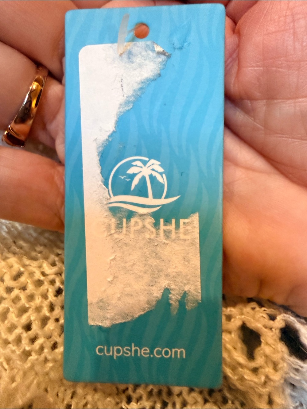 CUPSHE Sand Open Knit Cardigan Beach Cover Up NWT Size Small Boho - Picture 2 of 12